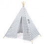 100% Cotton Canvas Pine 5.2' Portable Kids' Indian Play Tent (Hw65996)