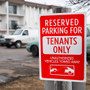 Parking Reserved For Tenants Only Sign ISGN-016