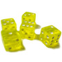 5 Yellow 16Mm Dice With Plastic Cup GDIC-004*5.301