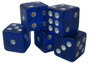 5 Blue 16Mm Dice With Plastic Cup GDIC-005*5.301