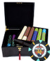 750Ct Claysmith Gaming 'Rock & Roll' Chip Set In Mahogany CSRR-750M