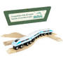 6' Curved Wooden Train Tracks, 4-Pack TCON-03