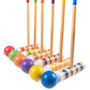 Six-Player Travel Croquet Set With Drawstring Bag SCRQ-002