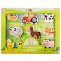 Chunky Barnyard Helpers Puzzle Board TPUZ-310