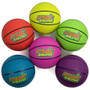 6 Youth Size Neon Basketballs SBAL-402