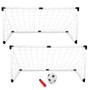 2-Pack Youth Soccer Goals With Soccer Ball And Pump SSCR-101