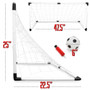 2-Pack Youth Soccer Goals With Soccer Ball And Pump SSCR-101