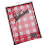 Red And White Vinyl Table Cloth With Flannel Backing MPAR-401