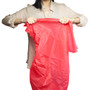 14' Pink Reusable Plastic Table Skirt, Extends 20'+ MPAR-454