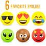 12" Emoji Beach Bums, 12-Pack SBEA-107