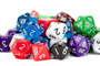 100+ Pack Of Random D4 Polyhedral Dice In Multiple Colors GDIC-1001