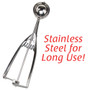 3 Pack Stainless Steel Mechanical Ice Cream Scoops KICE-201