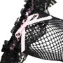 Black Fishnet Thigh High Costume Tights MCOS-307