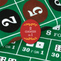 Blackjack And Roulette Table Felt GFEL-103