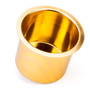 Vivid Gold Aluminum Drop In Cup Holder GCUP-103