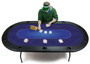 Blue Sublimation Poker Table Felt GFEL-205