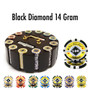 300 Ct - Pre-Packaged - Black Diamond 14 G - Wooden Carousel CSBD-300C