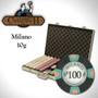 1000Ct Custom Claysmith Gaming "Milano" Chip Set In Aluminum CSML-1000ALC