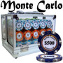 Pre-Pack - 600 Ct Monte Carlo Chip Set Acrylic Case CSMC-600AC