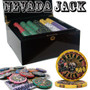 Pre-Packaged - 750 Ct Nevada Jack 10G Mahogany Chip Set CSNJ-750M