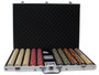 1000 Ct Standard Breakout Nile Club Chip Set - Aluminum Case CSNI-1000AL