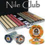 1000 Ct Custom Breakout Nile Club Chip Set - Aluminum Case CSNI-1000ALC