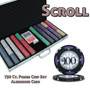 750 Ct Standard Breakout Scroll Chip Set - Aluminum Case CSSC-750AL