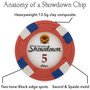 750Ct Claysmith Gaming Showdown Chip Set In Mahogany CPSD-750M