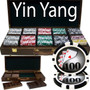 500 Ct - Pre-Packaged - Yin Yang 13.5 G - Walnut Case CSYY-500W