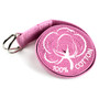 Pink 10' Extra-Long Cotton Yoga Strap With Metal D-Ring SYOG-452