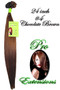 #4 Chocolate Brown - 24 Inch Remy PRRM-24-4