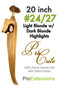 #24/27 Light Blonde W/Dark Blonde Highlights Pro Cute PRCT-20-2427