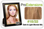 Pro Lace 20", #18/22 Dark Blonde W/Light Blonde Highlights PRLC-20-1822