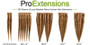 Pro Lace 20", #4/27 Brown W/Blonde Highlights PRLC-20-427