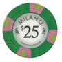 Roll Of 25 - Milano 10 Gram Clay - $25 CPML-$25*25