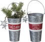 35669 Bucket Set - Peace On Earth - Set Of 2 (Pack Of 3)