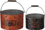 103489 Bucket Set - Trick Or Treat - Set Of 2 (Pack Of 2)