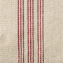 19641 Fabric - Cream, 9 Red Stripes - Set Of 12