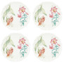 Butterfly Meadow Melamine 4-Piece Accent Plate Set (856372)