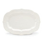 French Perle White 18" Platter (844445)