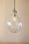 Glass Teardrop Pendant Light