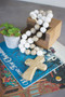 Decorative Clay Blessing Beads With Cross