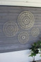 Decorative Set Of Four Hand Made Paper Discs Wall Art