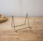 (6 Pack) Small Wire Easel With Raw Metal Finish