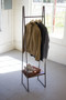 A-Frame Metal Rack With Lower Wood Shelf