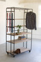 Shelving-Storage Unit On Metal Casters