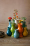 Thirteen Set Multi-Colored Ceramic Vases