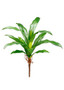 Plastic Tropical Bromeliad Leaf Plant - 11" Tall (Bundle Of 2)