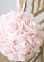 Pink Foam Rose Kissing Ball - 6.5"