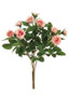Mini Open Rose Silk Bush In Antique Pink - 10" (Bundle Of 3)